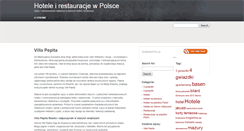 Desktop Screenshot of hotele.adiasz.pl